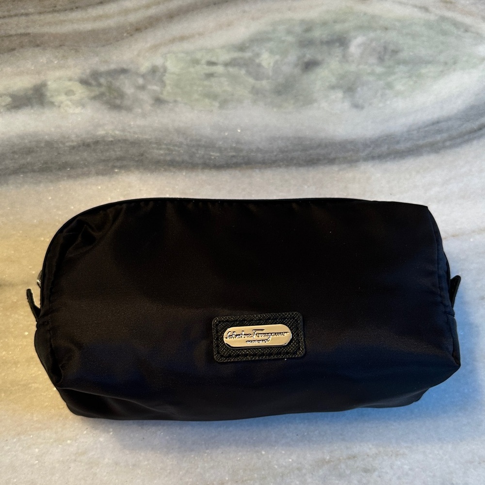 Salvatore Ferragamo zip makeup pouch